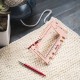Шкала розмірів для спиць KnitPro з різаком, рожева