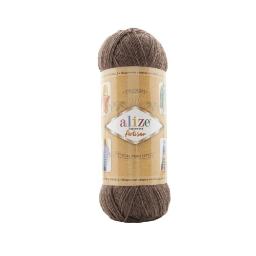 Alize Artisan Superwash, коричневый 240