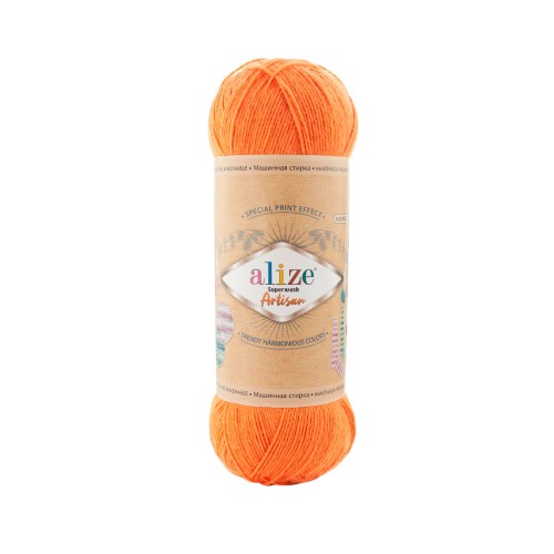 Alize Artisan Superwash, оранжевий 336