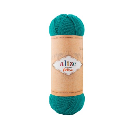 Alize Artisan Superwash, античний зелений 507