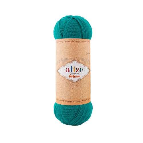 Alize Artisan Superwash, античный зеленый 507
