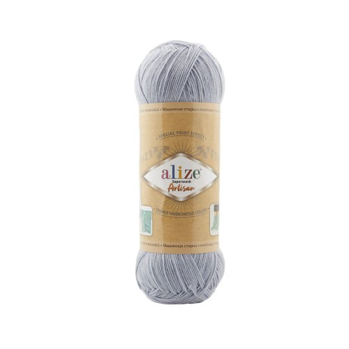 Alize Artisan Superwash, светло-голубой 51
