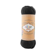 Alize Artisan Superwash, чорний 60