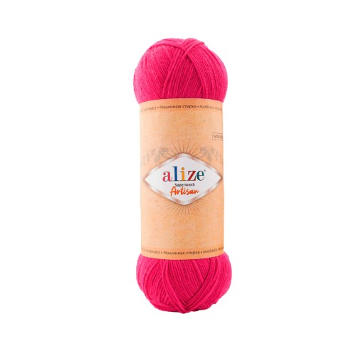 Alize Artisan Superwash, фуксия 798