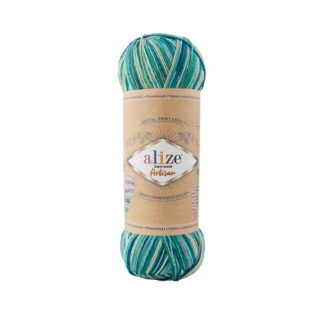 Alize Artisan Superwash, 9001