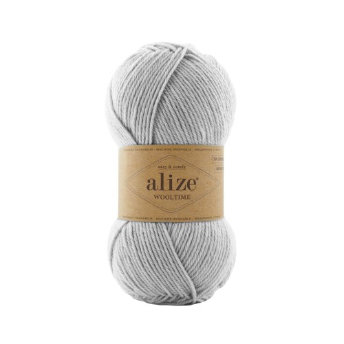 Alize Wooltime, серый 208