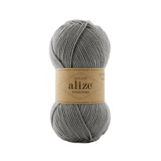Alize Wooltime, сірий меланж 21