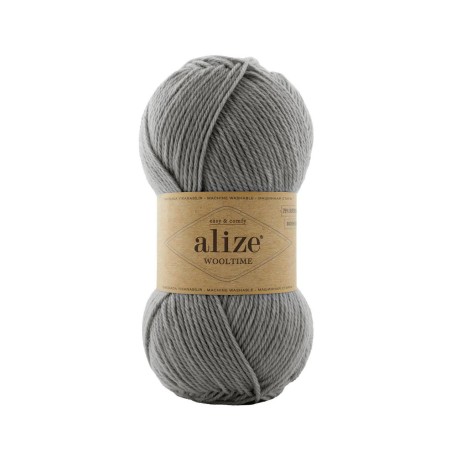 Alize Wooltime, сірий меланж 21
