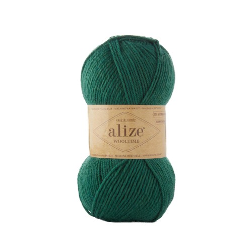 Alize Wooltime, зеленый 532