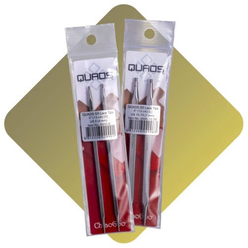 Спиці знімні ChiaoGoo Quads (квадратні) Lace, 10 см