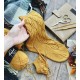 Drops Fabel - Uni print, 111 mustard