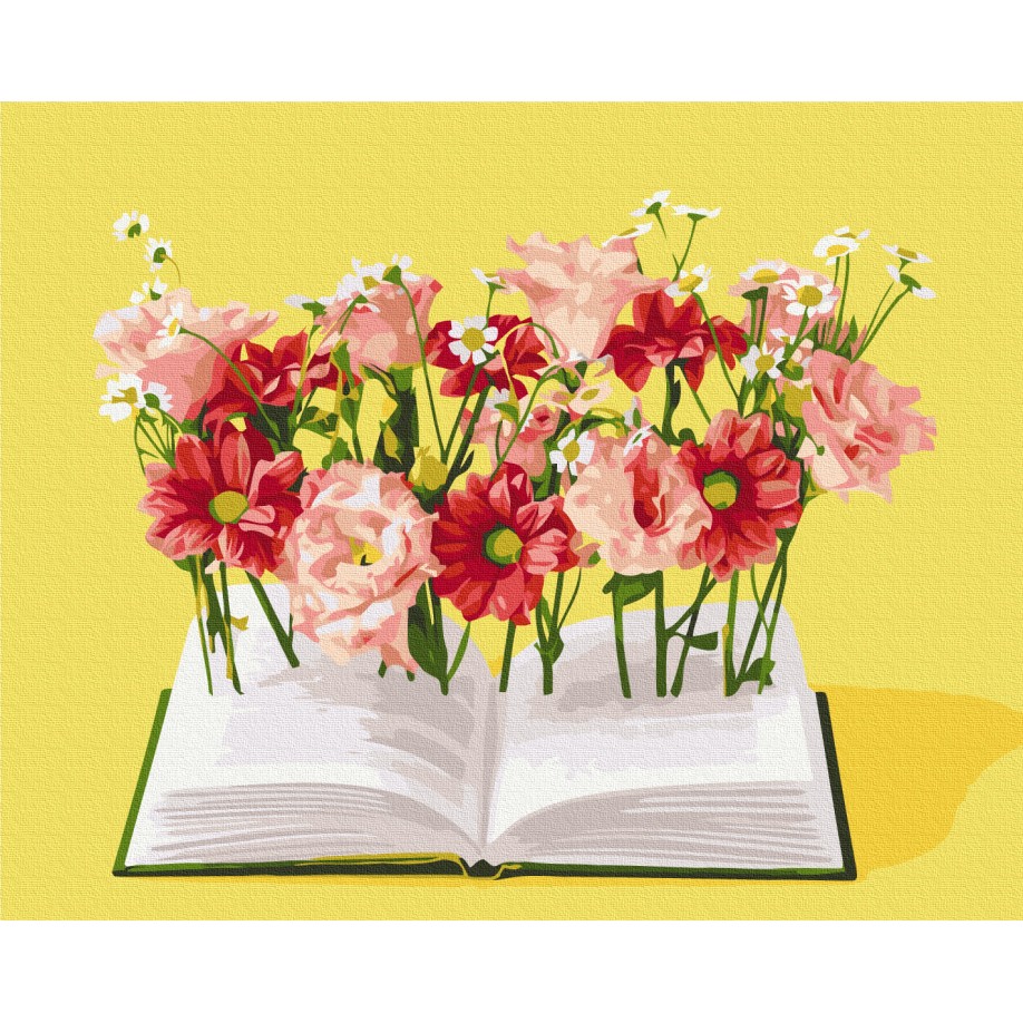 Картина за номерами Книга на рідній мові © Halyna Vitiuk BS53995