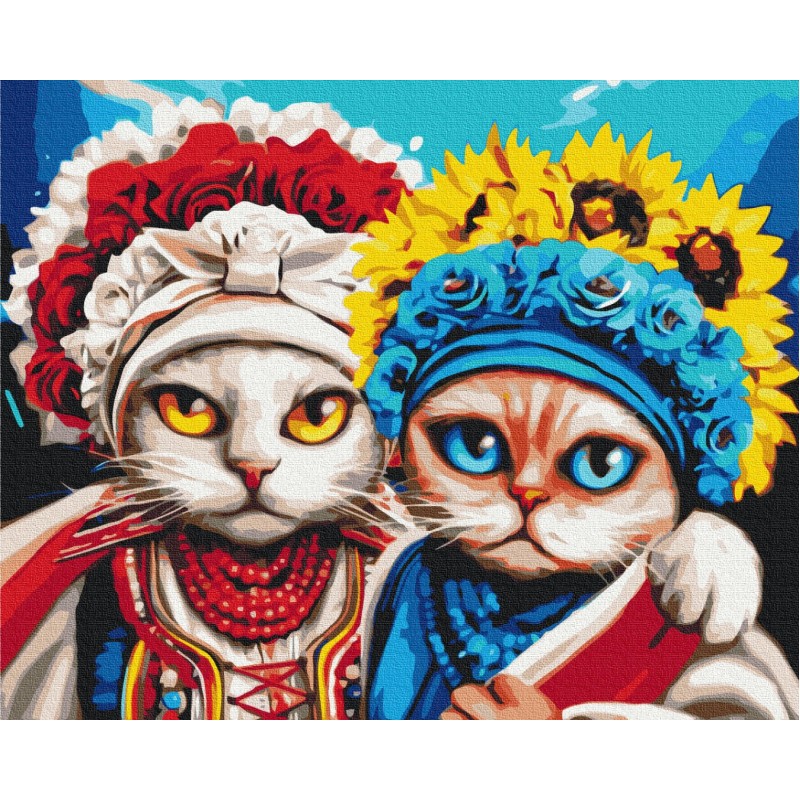 Преміум картина за номерами Лапка підтримки © marysha_art