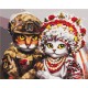 Картина за номерами Весілля хоробрих котиків ©Маріанна Пащук BS53312