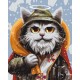 Картина за номерами Котик святий Миколай ©Маріанна Пащук BS53442