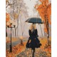 Картина за номерами Незнайомка восени BS51409