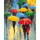 Картина за номерами Кольоровий дощ BS53048