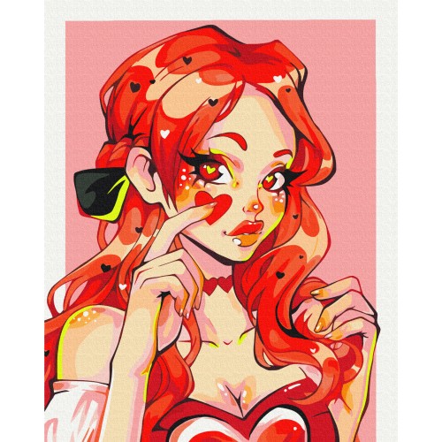 Картина за номерами Валентинка @ nila_art_art BS53901