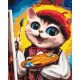 Картина за номерами Котик Художник ©Маріанна Пащук BS53381