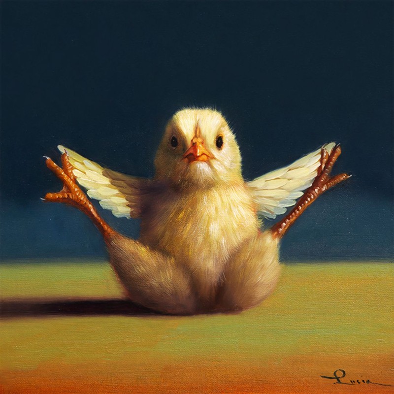 Йога курочка сидить під кутом ©Lucia Heffernan CN53299L