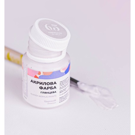 Акрилова фарба глянцева Цирконій ACPT65
