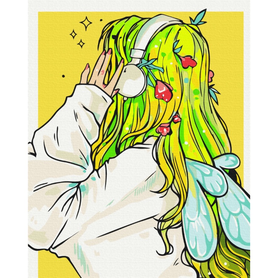 Картина за номерами Playlist феї @nila_art_art BS53520