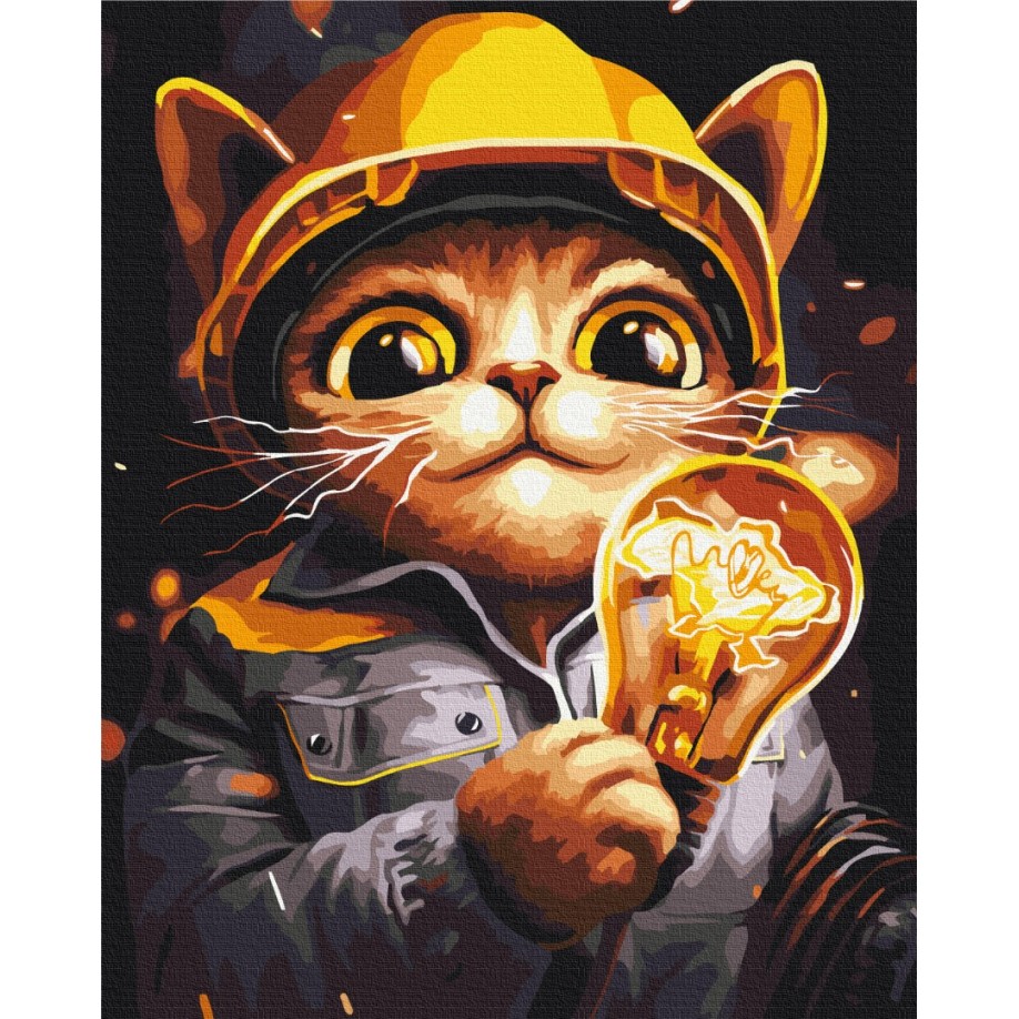 Котик Енергетик ©Маріанна Пащук