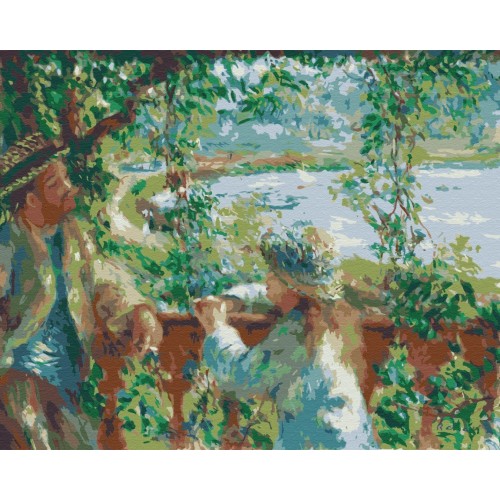 Картина за номерами Біля озера. П'єр-Огюст Ренуар BS51430