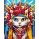 Преміум картина за номерами Кішка україночка ©Маріанна Пащук