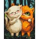 Картина за номерами Котики Близнюки © Маріанна Пащук BS54086