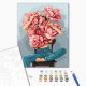 Картина за номерами Півонії в обіймах