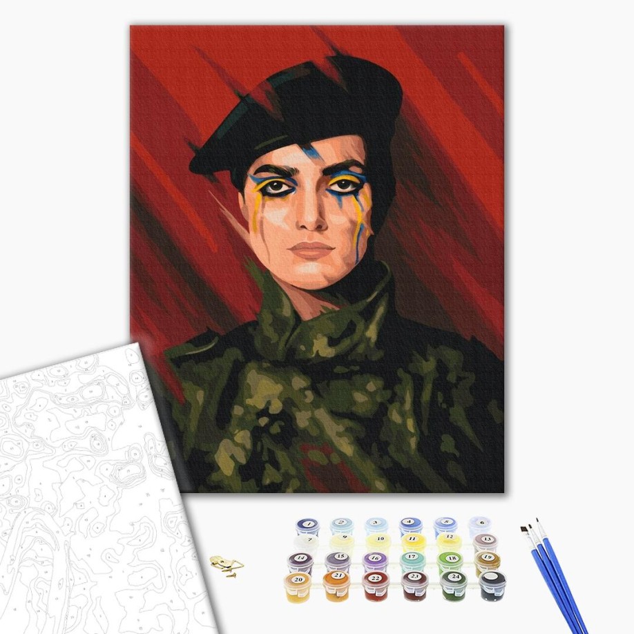 Картина по номерам Сила Украины ©Полина Скурихина