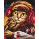 Картина за номерами Сім'я котиків ©Маріанна Пащук