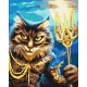 Картина за номерами Котик український Нептун ©Маріанна Пащук