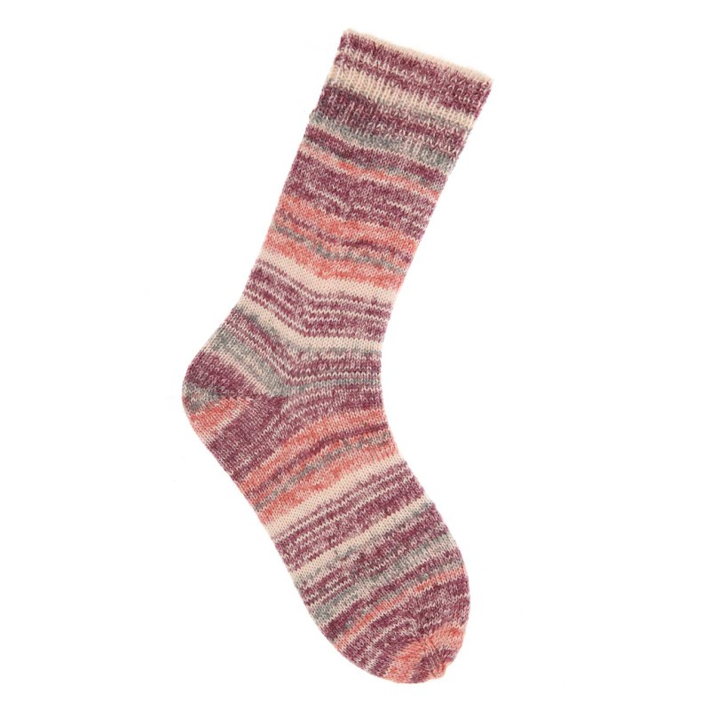 Rico Design Socks Earth + Wind + Fire, 01 - Berry