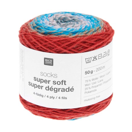 Rico Design Socks Super Soft Super Dégradé, 003