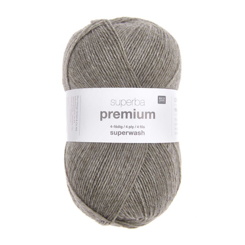 Rico Design Superba Premium Uni 100 г, 017 світло-коричневий