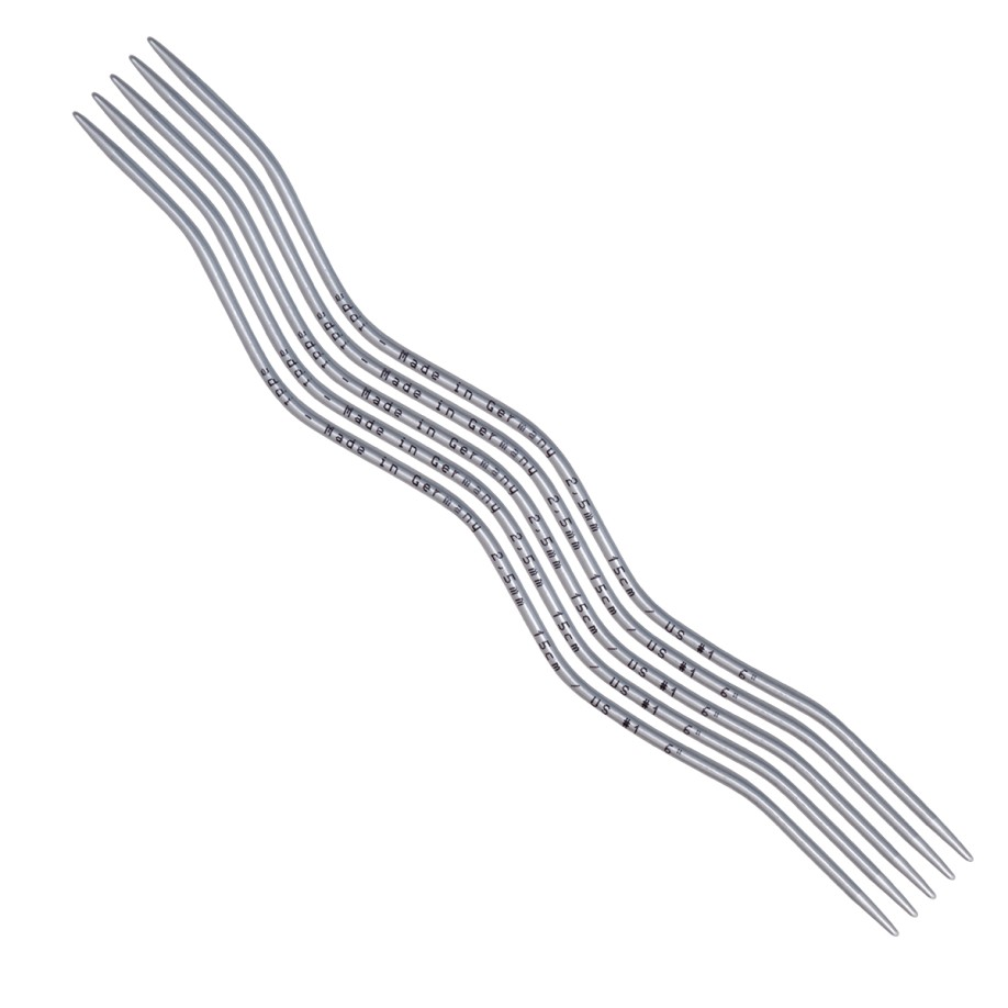 Спиці шкарпеткові Addi CraSy Snake, 15 см