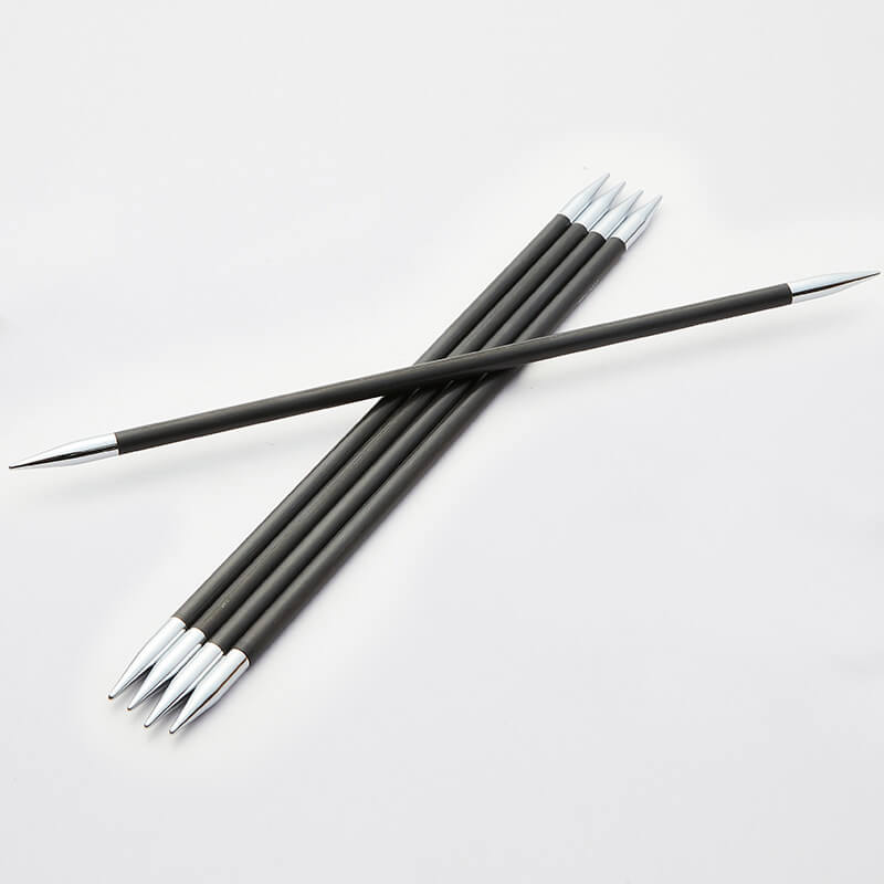 Спиці шкарпеткові KnitPro Karbonz, 15 см