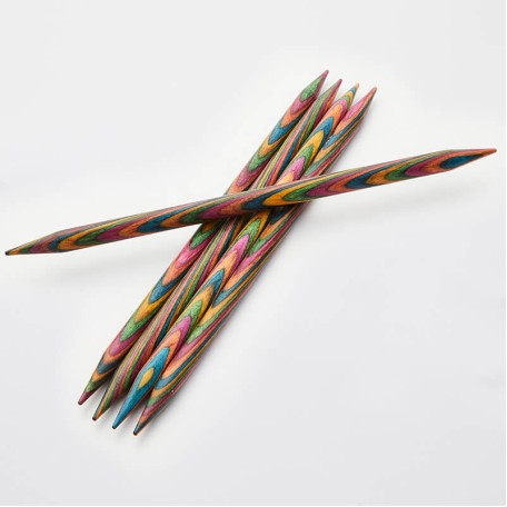 Спиці шкарпеткові Knit Pro Symfonie Wood, 15 см